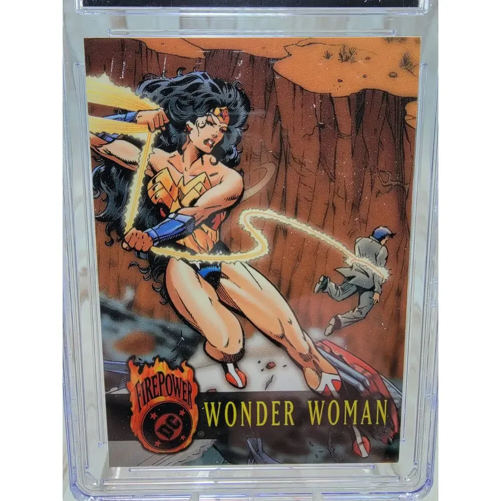 Wonder Woman 2014 Cryptozoic Outburst Firepower DC Comics Card #57 CGC 8